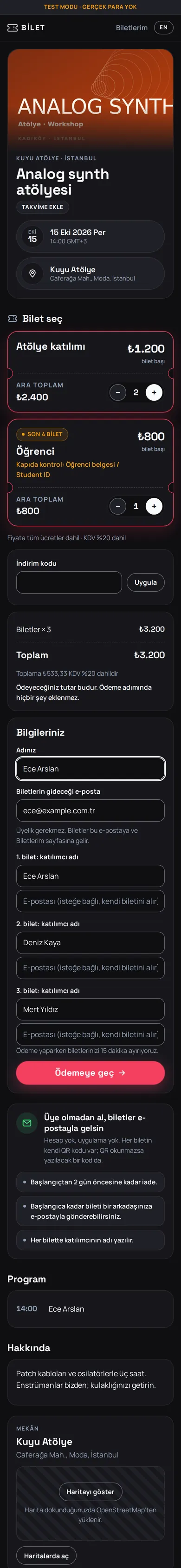 bilet